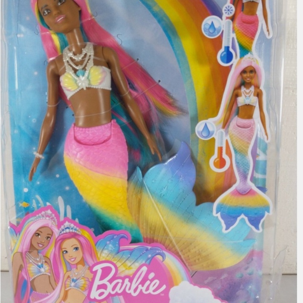 Barbie Colorful Mermaid with Rainbow Tail